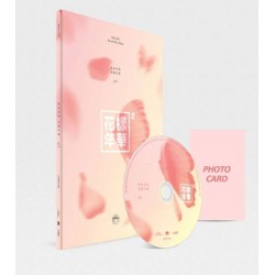 bts hangulatban a szerelemhez pt2 4. minialbum őszibarack cd fotókönyv kártya zárt