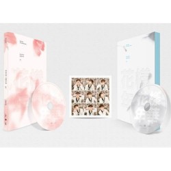 bts i humöret för kärlek pt1 3: e mini-album rosa cd fotobokkort förseglat