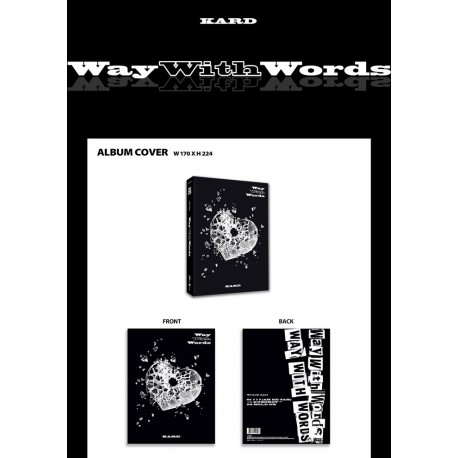 kard way with words 1st single album cd