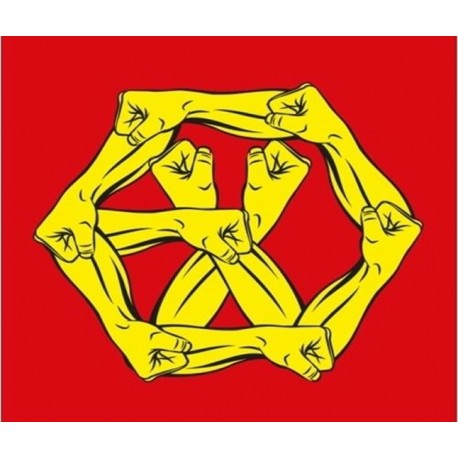 exo the war the power of music 4th repackage chinese cd, comics ,card ,store gift