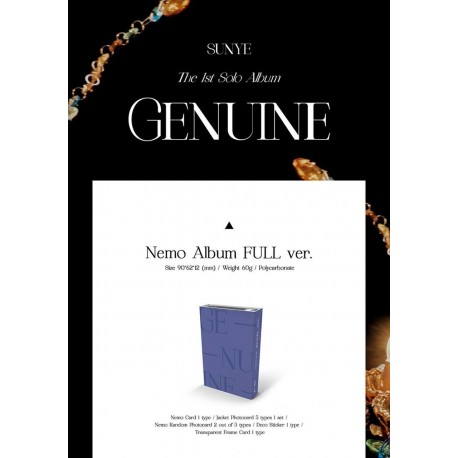 sunye genuine 1st solo album nemo album full version