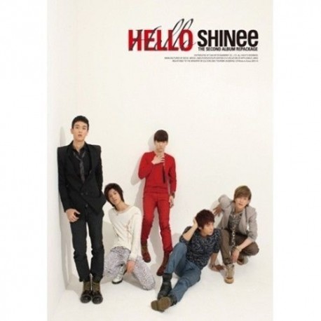 shinee hello 2nd repackage album cd photo booklet