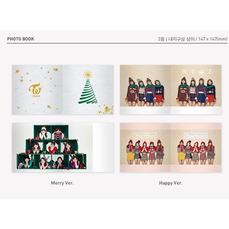 Twice Merry Happy 1st Repackage Merry And Happy Ver